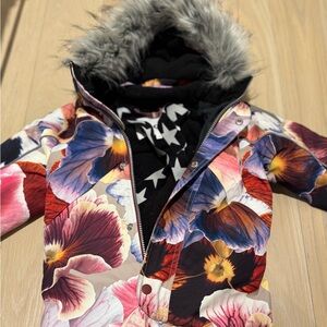 Ski suit from Molo flower design